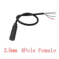 2.5mm 4Pole Female