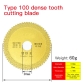 100 dense tooth