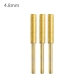 3pcs 4.8mm gold