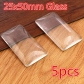 25x50mm Glass 5pcs