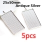 25x50 At Silver 5pcs