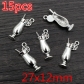 27x12mm 15pcs