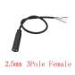 2.5mm 3Pole Female